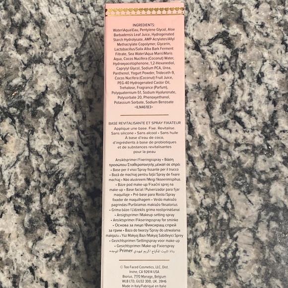 Too Faced Hangover 3-in-1 Replenishing Primer & Setting Spray 4oz. - Picture 8 of 8